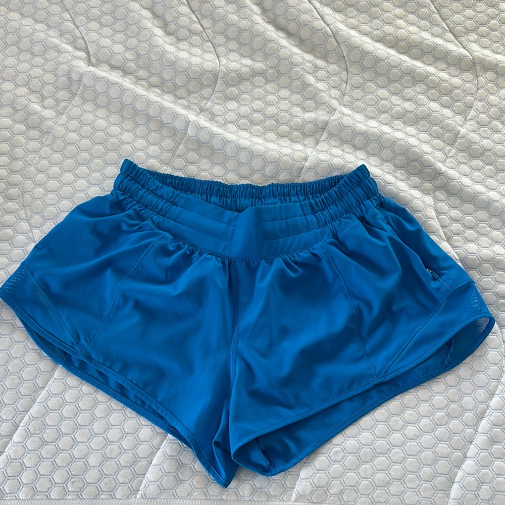 Lululemon Athletica Blue Athletic Shorts Lightweight Performance
